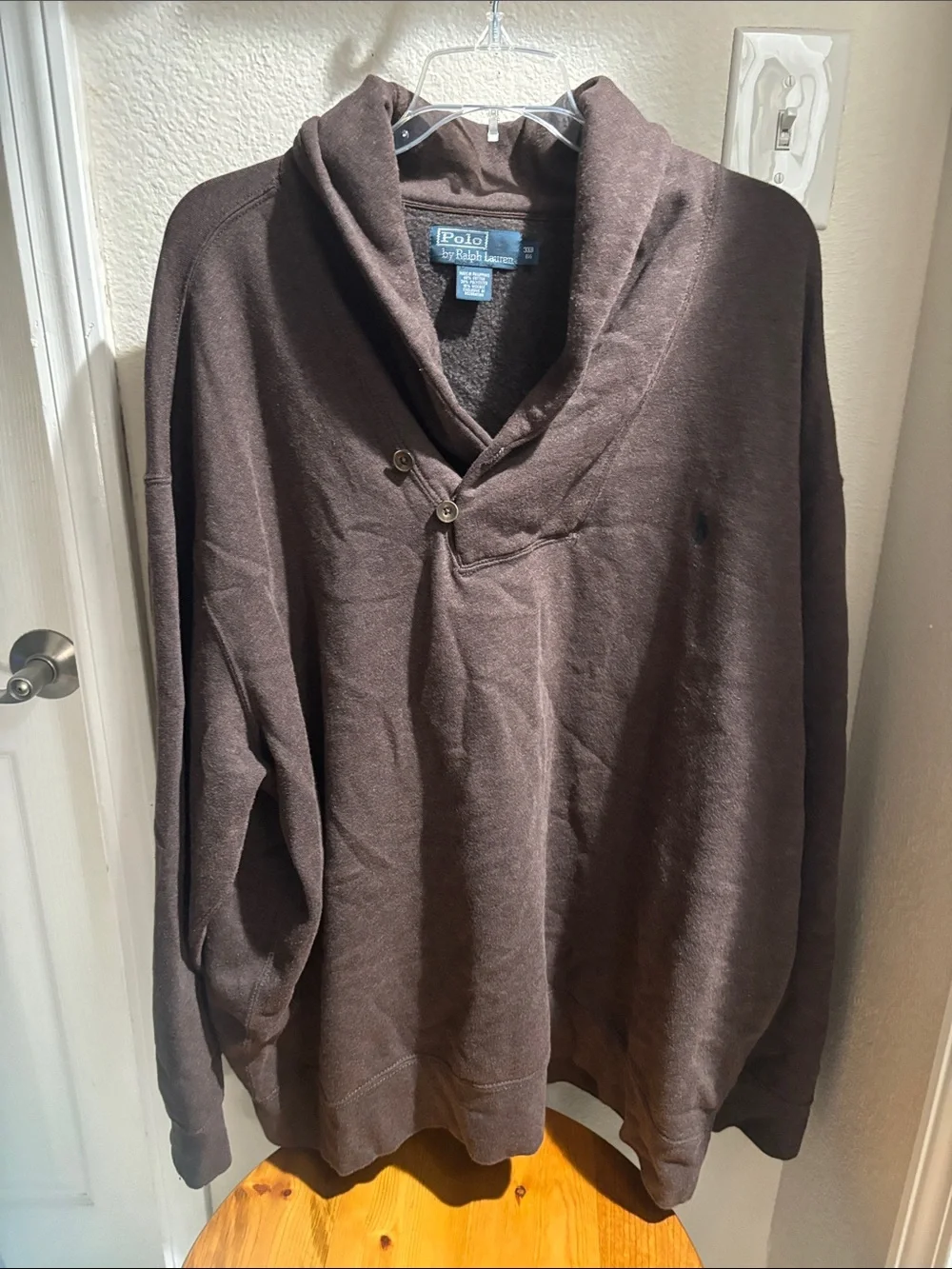Polo by Ralph Lauren Men's Brown Pullover 3XB
